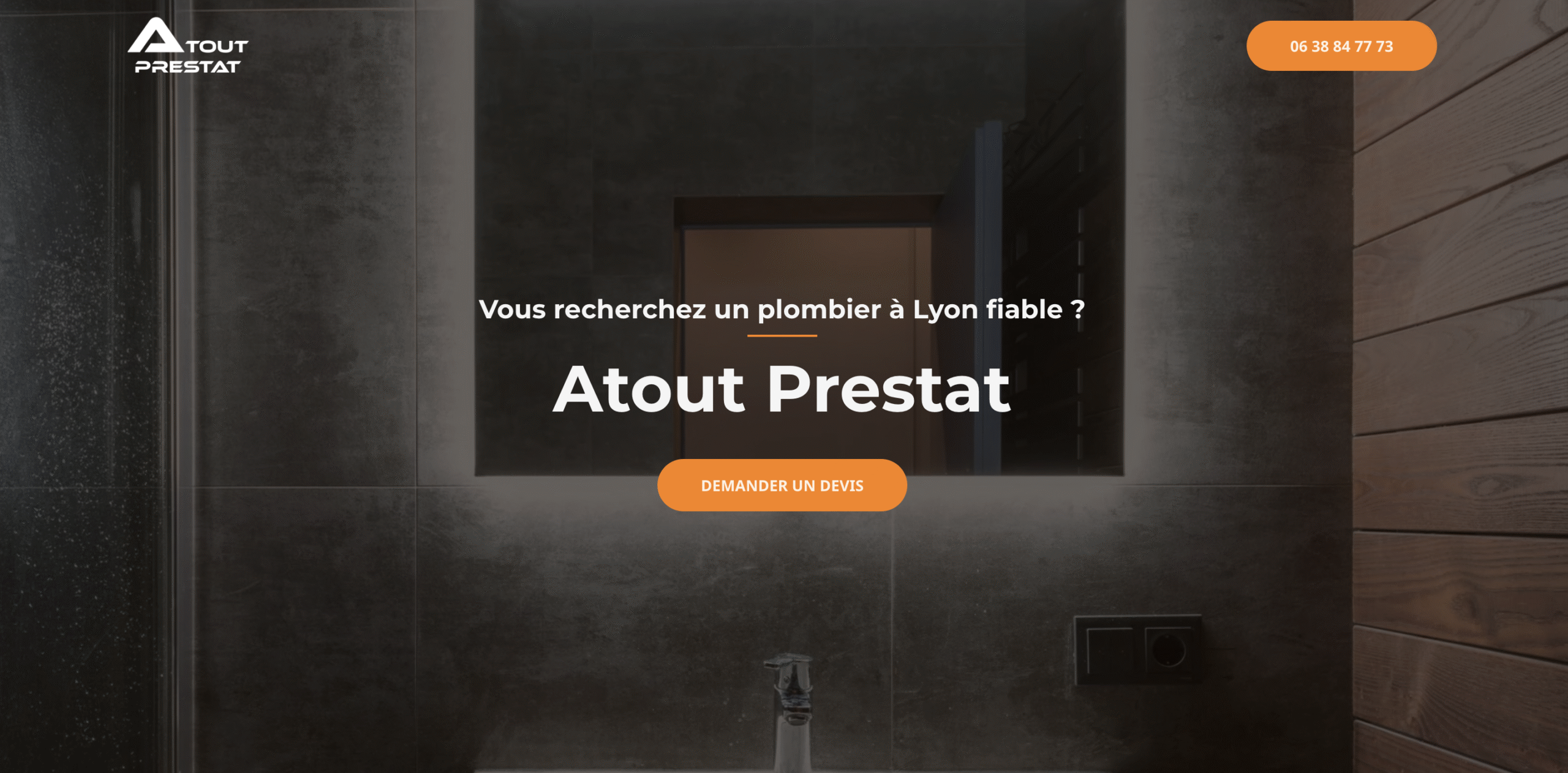 Site internet "AtoutPrestat" créé par l'agence Timut